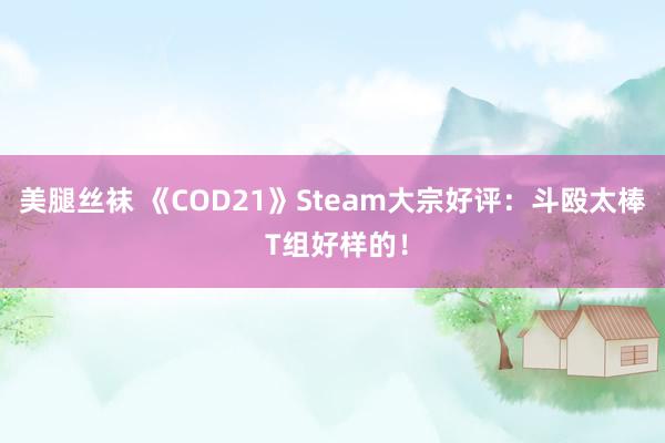 美腿丝袜 《COD21》Steam大宗好评：斗殴太棒 T组好样的！