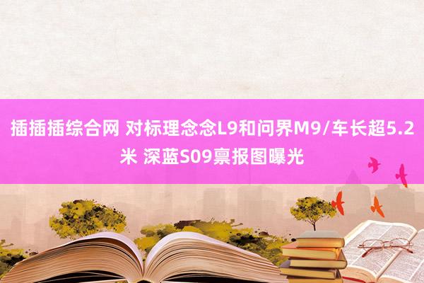 插插插综合网 对标理念念L9和问界M9/车长超5.2米 深蓝S09禀报图曝光