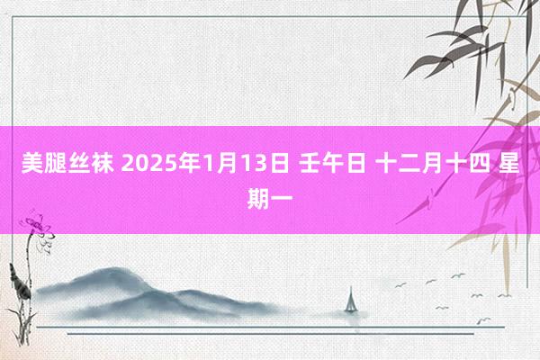 美腿丝袜 2025年1月13日 壬午日 十二月十四 星期一